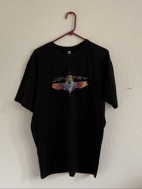 Journey Graphic Black Short Sleeve Tee